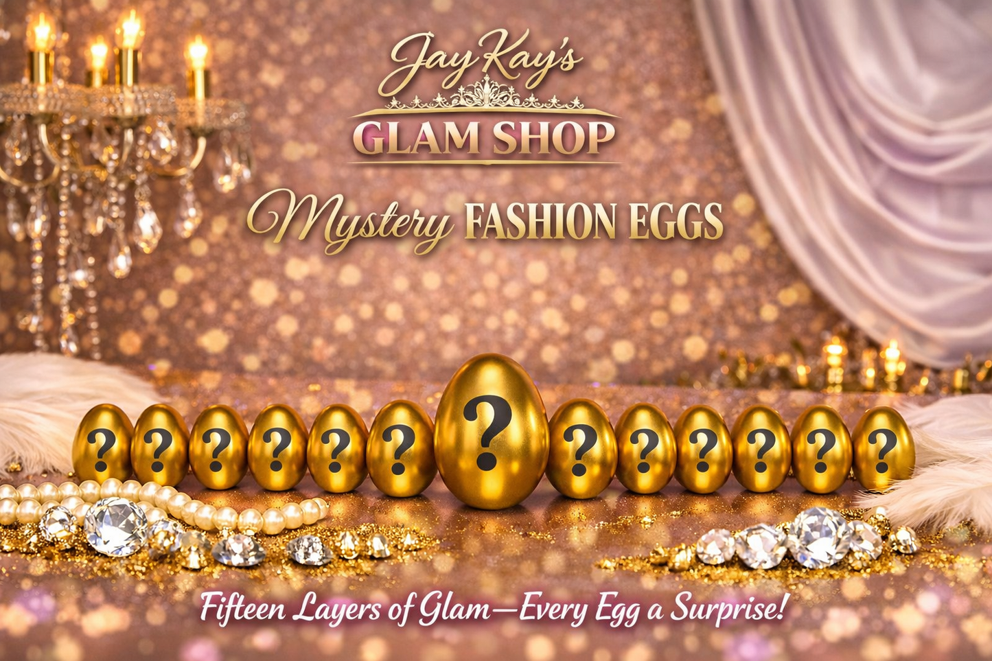 Runway Glam Box — 15 Mystery Fashion Eggs