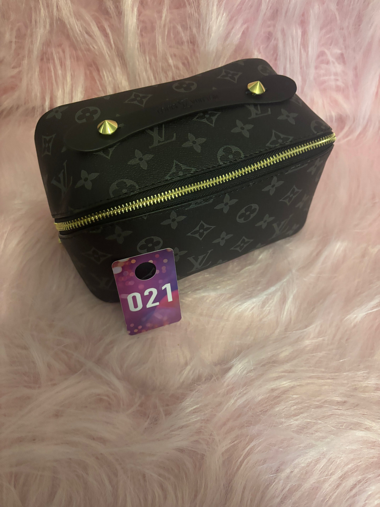 Accessories Wallet 021 — Monogram Canvas Long Flap Wallet in Black