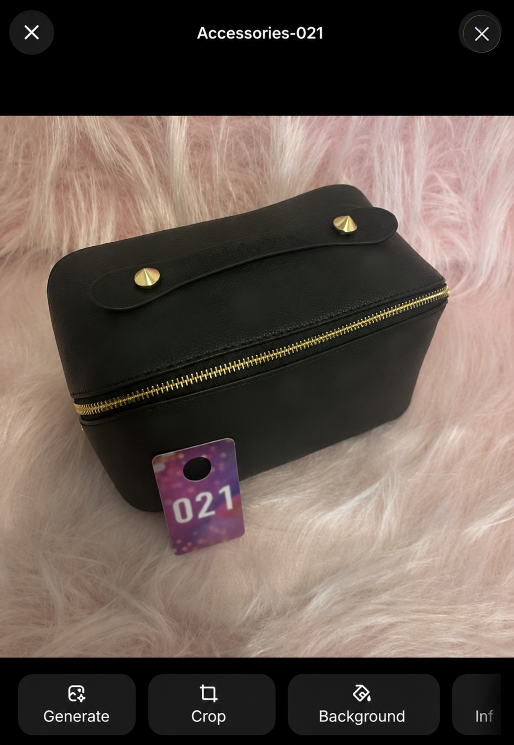 #21 — black Makeup pouch